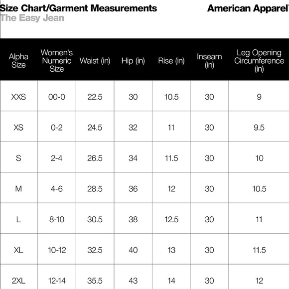 American Apparel The Easy Jean High Waist - Picture 5 of 10